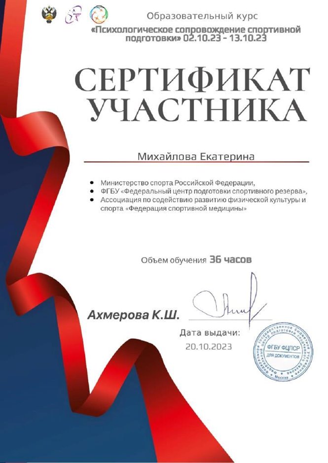 2023-2024 Михайлова Е.В. (Сертификат психологическое сопровождение)